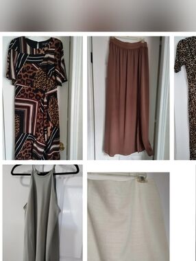 Lot 7 Pieces Women's Size Medium Clothing Dresses & Skirts Bundle Multicolor